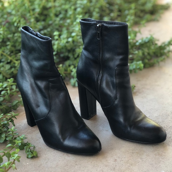 Steve Madden Editor Ankleboot BLACK LEATHER | Kostenloser Steve Madden Editor Ankleboot BLACK LEATHER | Kostenloser